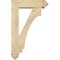 Ekena Millwork Imperial Arts and Crafts Rough Sawn Bracket w/ Offset Brace, Douglas Fir, 6"W x 20"D x 32"H BKT0604X20X32IMP03RDF - alternate 3